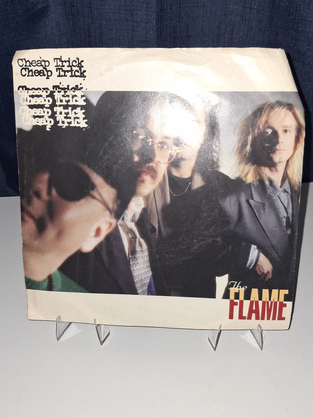 'The Flame' Vinyl Record And Sleeve - White/Black/Red Artwork